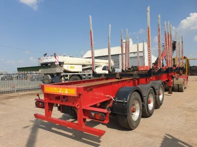 2010 M&G Triaxle Log Trailer - 9