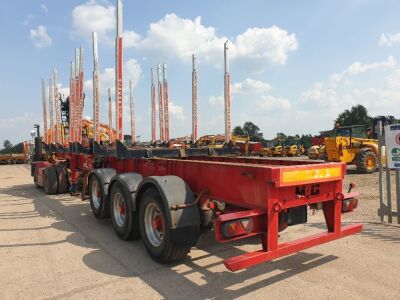 2010 M&G Triaxle Log Trailer - 10