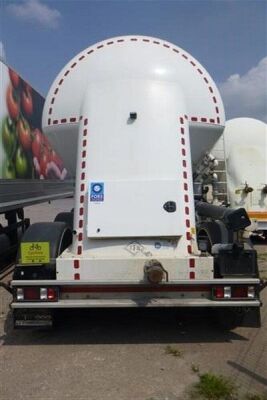 2013 Feldbinder 36m³ Triaxle 2 Pot Powder Tanker Trailer - 4